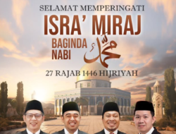 Pimpinan dan Anggota DPRD Kota Makassar Mengucapkan Selamat Memperingati Isra Mi’raj