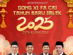 Pimpinan dan Anggota DPRD Kota Makassar Ucapkan Selamat Tahun Baru Imlek 2025