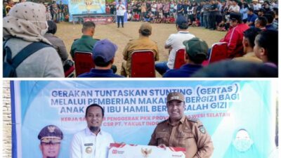 Gubernur Sulsel Serahkan Bantuan Keuangan Rp10,5 M untuk Pemkab Maros, Fokus Pembangunan Jembatan dan Lapangan Bola Gollae