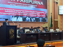 DPRD Makassar Sampaikan Rekomendasi LKPJ Wali Kota 2024 dalam Rapat Paripurna
