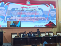 DPRD Makassar Gelar Rapat Paripurna Penyampaian Hasil Reses Ketiga