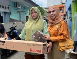 Irmawati Sila Temui Warga Korban Kebakaran Maccini Sombala