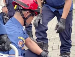 Tim Rescue Damkarmat Makassar Gelar Latihan Rutin Penanganan Kecelakaan Lalu Lintas