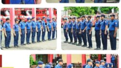 Apel Pagi Damkarmat Makassar Dipimpin Fadli Wellang, Tekankan Disiplin dan Integritas Personel