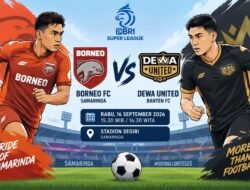 Live Score Borneo FC vs Dewa United: Pantau Skor dan Statistik Pertandingan